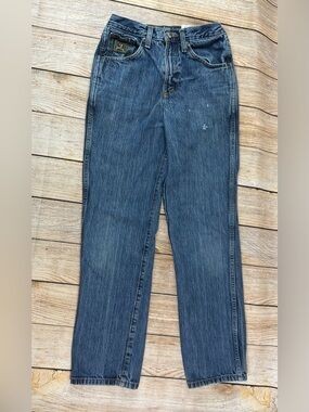 Mens Cinch Western Green Label Denim Blue Jeans Relaxed Size 28x32